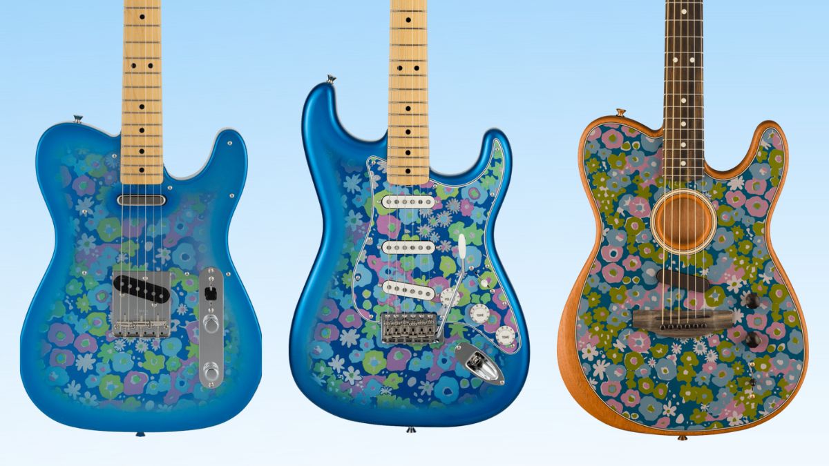 Captures the spirit of 1960s flower power”: Fender Japan taps into