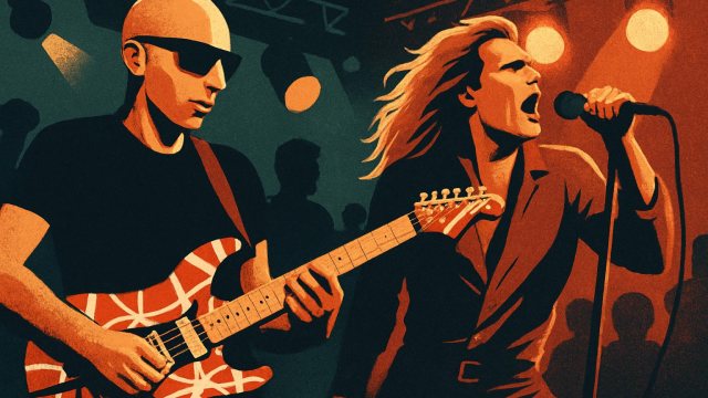 Joe Satriani Says David Lee Roth Once Floated a Van Halen Tribute Band Before Eddie Van Halen’s Death hero image
