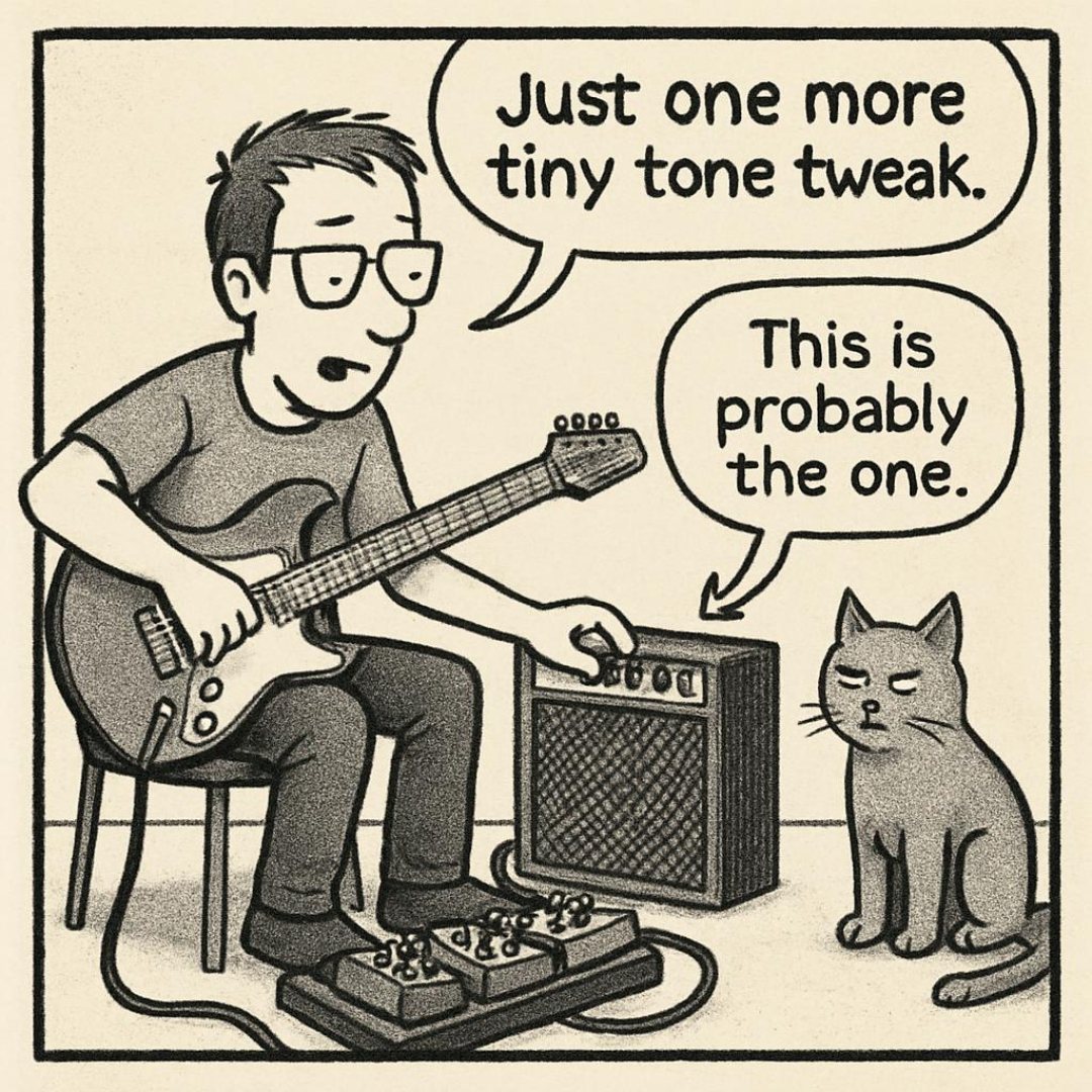 String Theory #40: The 5-Minute Tone Quest cartoon image